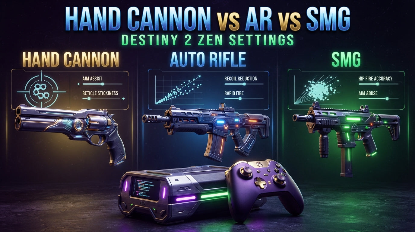 Destiny 2 Cronus Zen Settings: Hand Cannons vs ARs vs SMGs