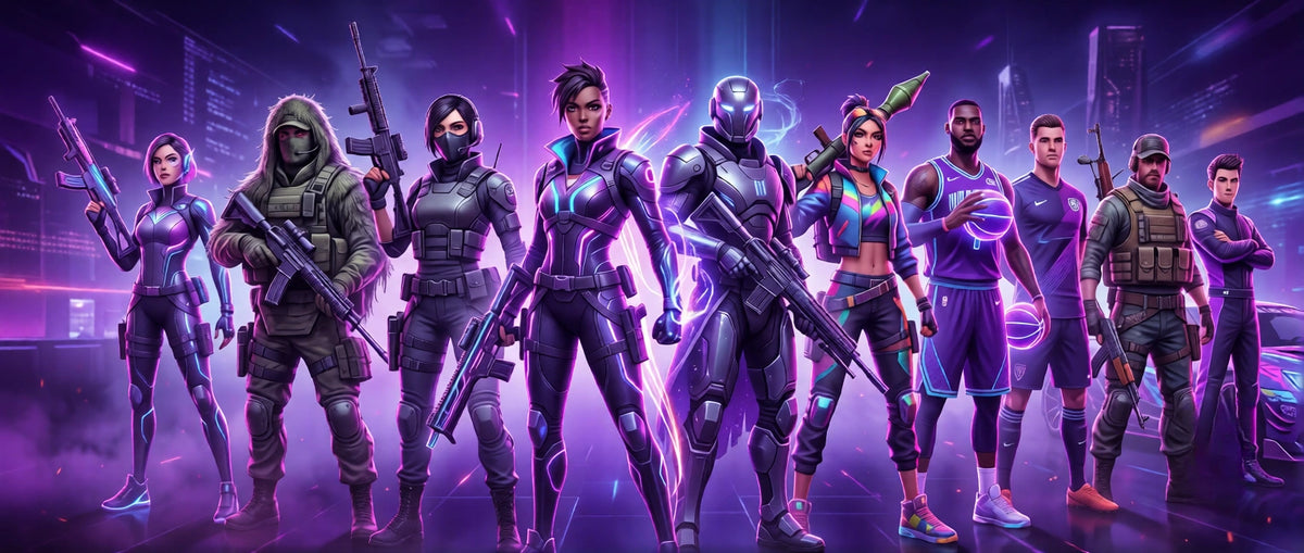 CzenScripts hero image of a variety of different video game characters, used for the online cronus zen scripts store