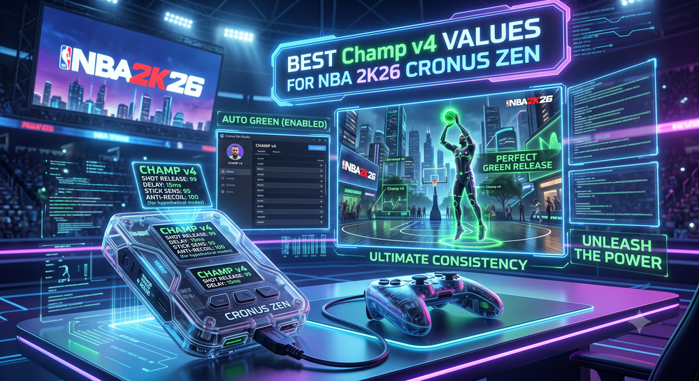 Best Champ v4 Values for NBA 2K26 Cronus Zen