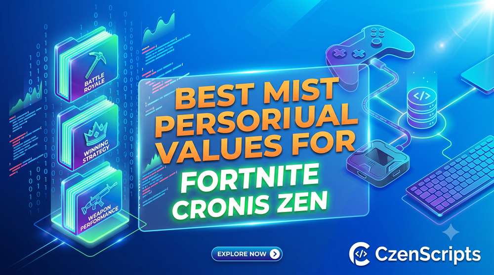 Best Mist Personal Values for Fortnite Cronus Zen