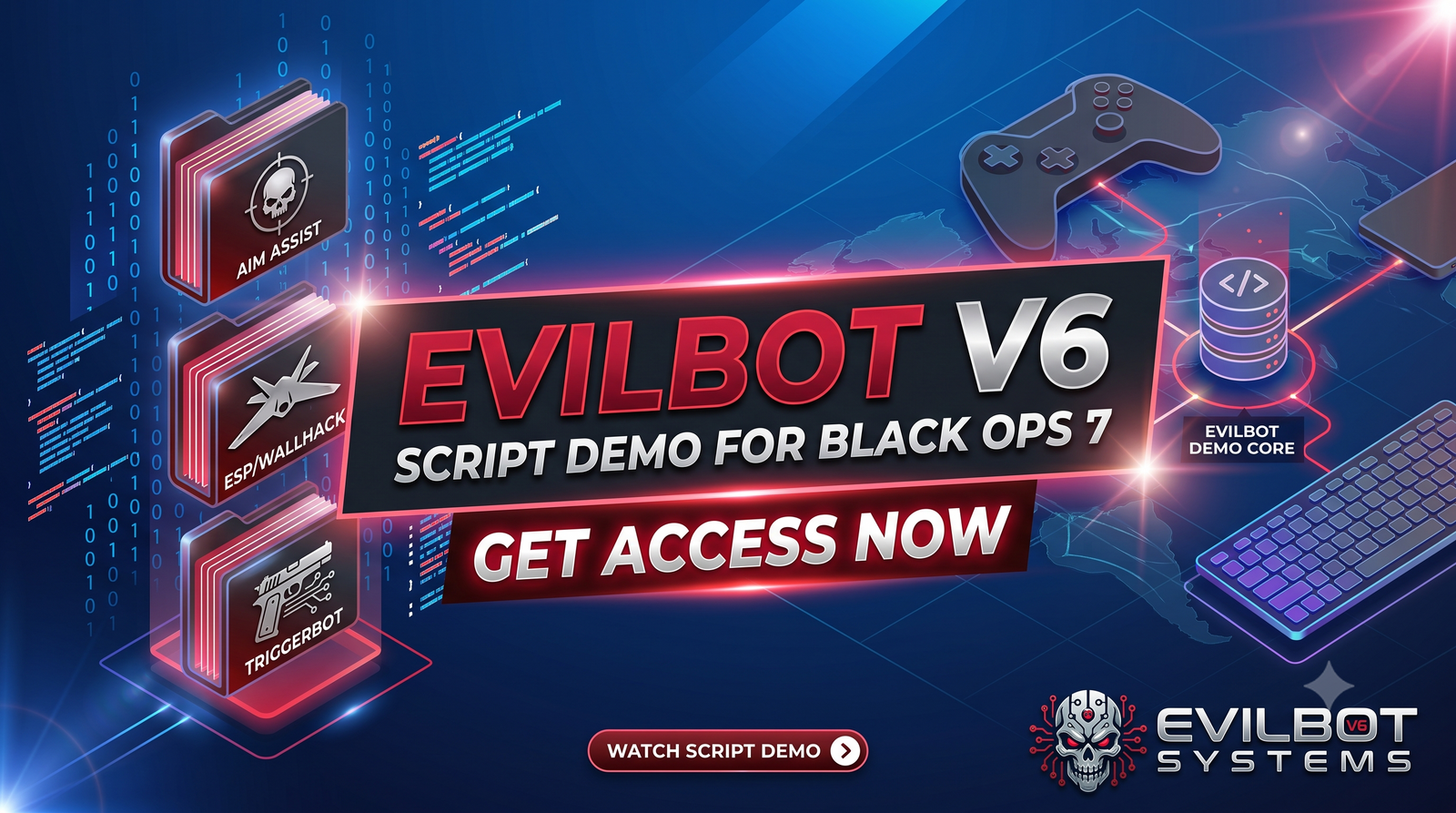 EvilBot V6 Script Demo for Black Ops 7