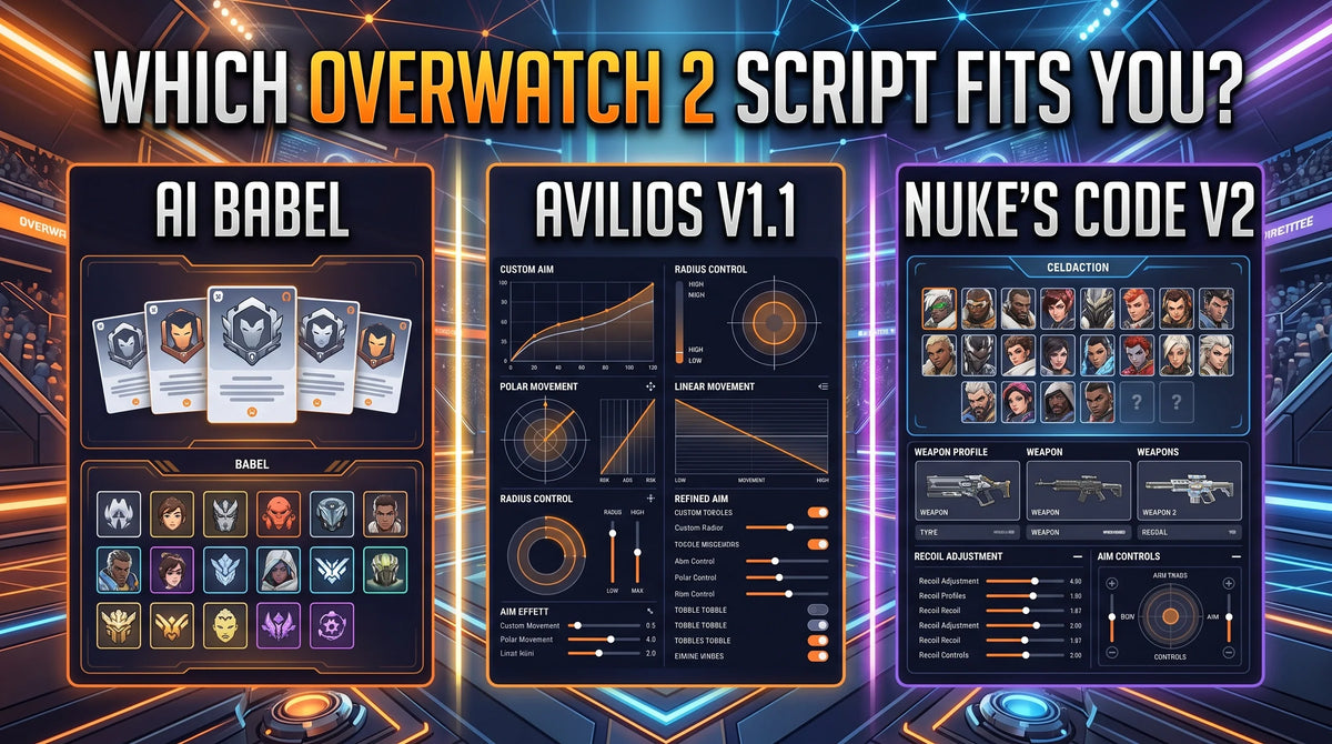 AI Babel vs Avilios V1.1 vs Nuke’s Code V2 for Overwatch 2