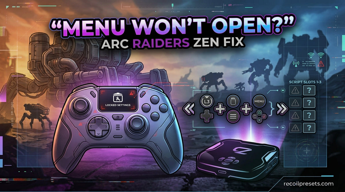 ARC Raiders Cronus Zen Script Menu Won’t Open: Troubleshooting Guide