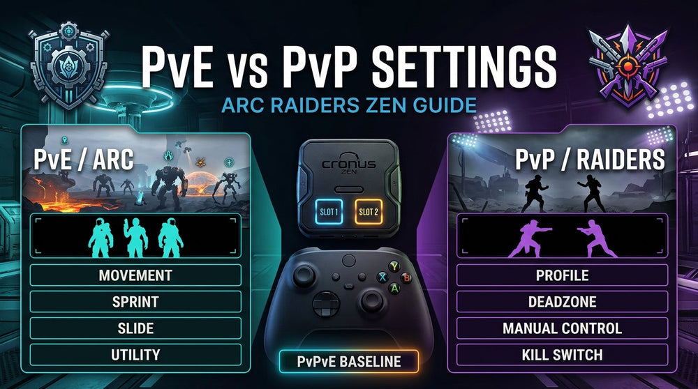 ARC Raiders Cronus Zen Script Settings for PvP vs PvE Encounters