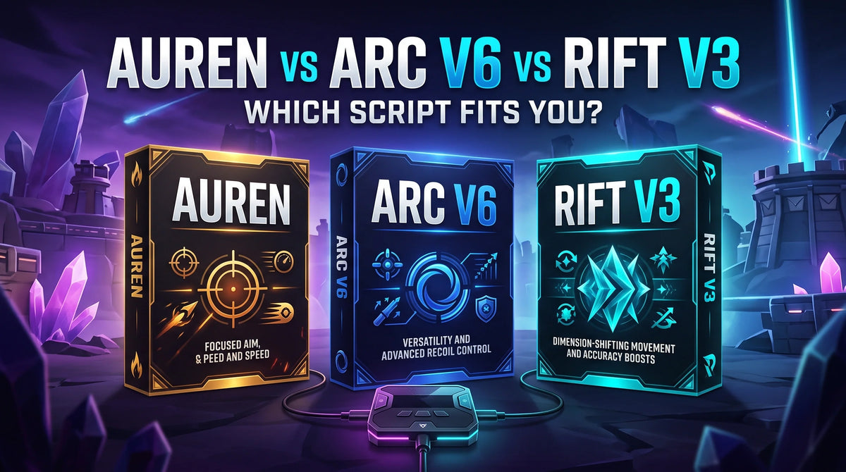 Auren vs Arc V6 vs Rift V3: Which Fortnite Cronus Zen Script Fits You?