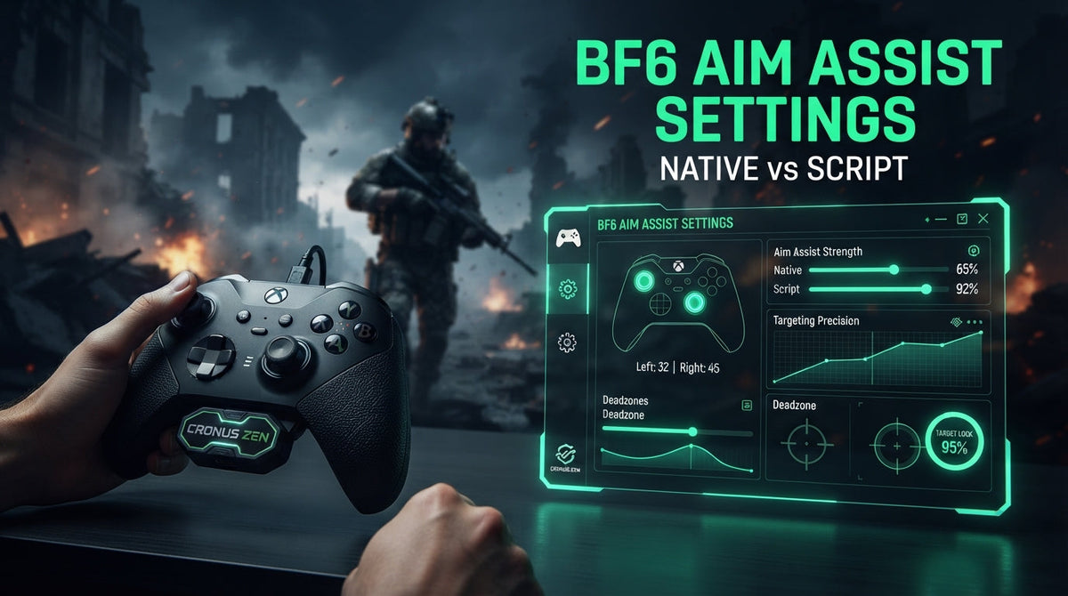 Battlefield 6 Cronus Zen Aim Assist Settings Explained: Native Aim Assist, Script Values and Tuning