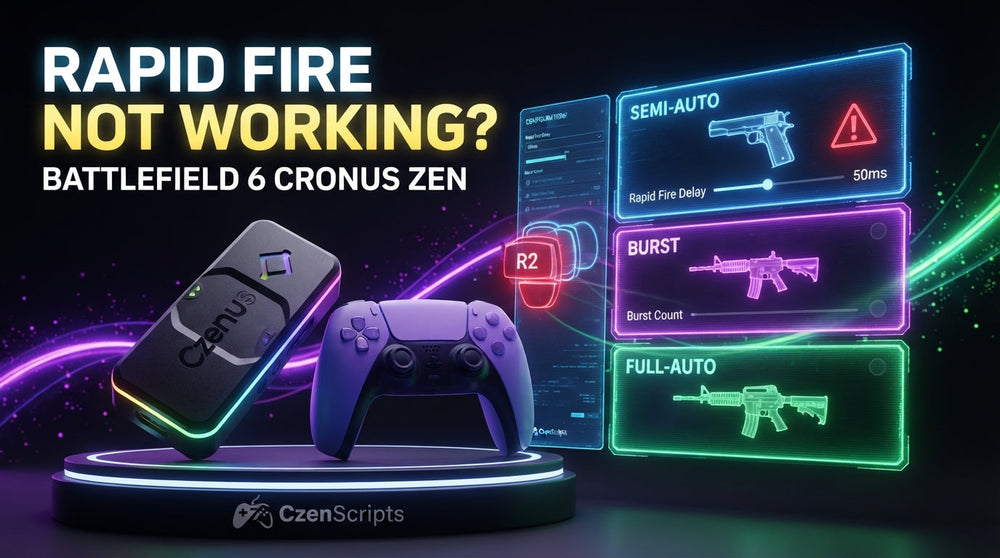 Battlefield 6 Cronus Zen Rapid Fire Not Working? Fire Mode and Button Checks