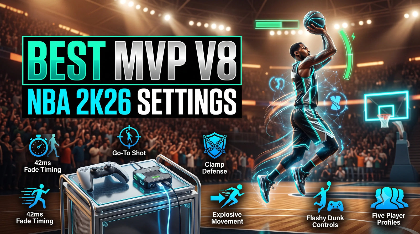 Best Avenged MVP V8 Values for NBA 2K26 Cronus Zen