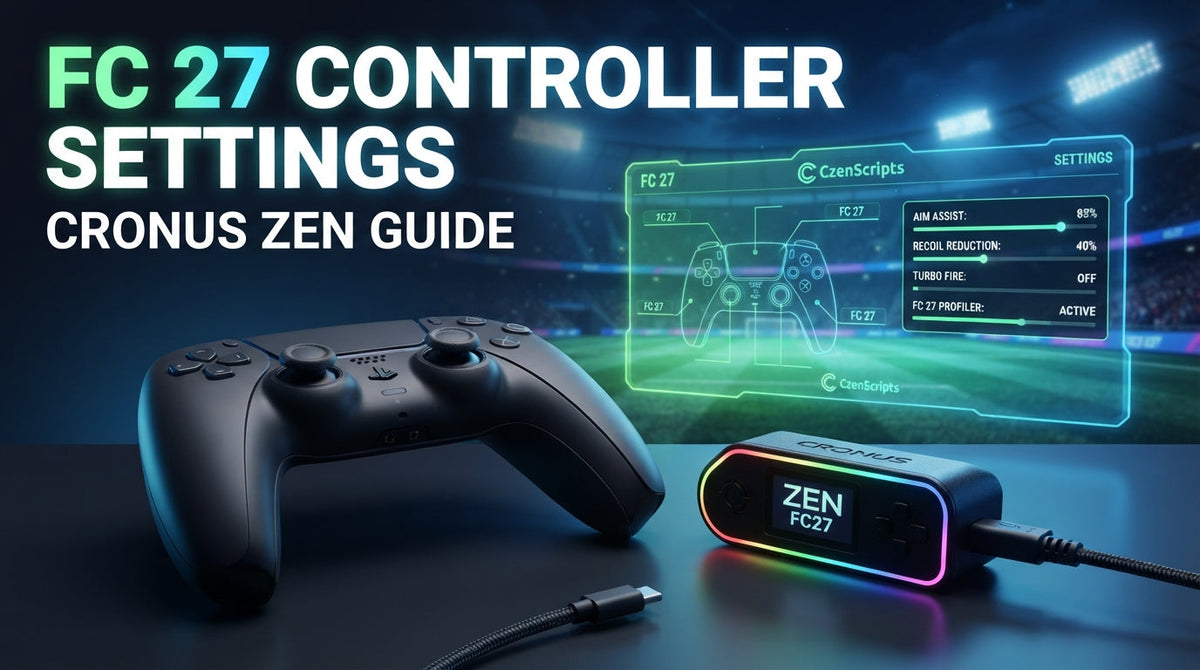 Best Controller Settings for EA FC 27 Cronus Zen Scripts