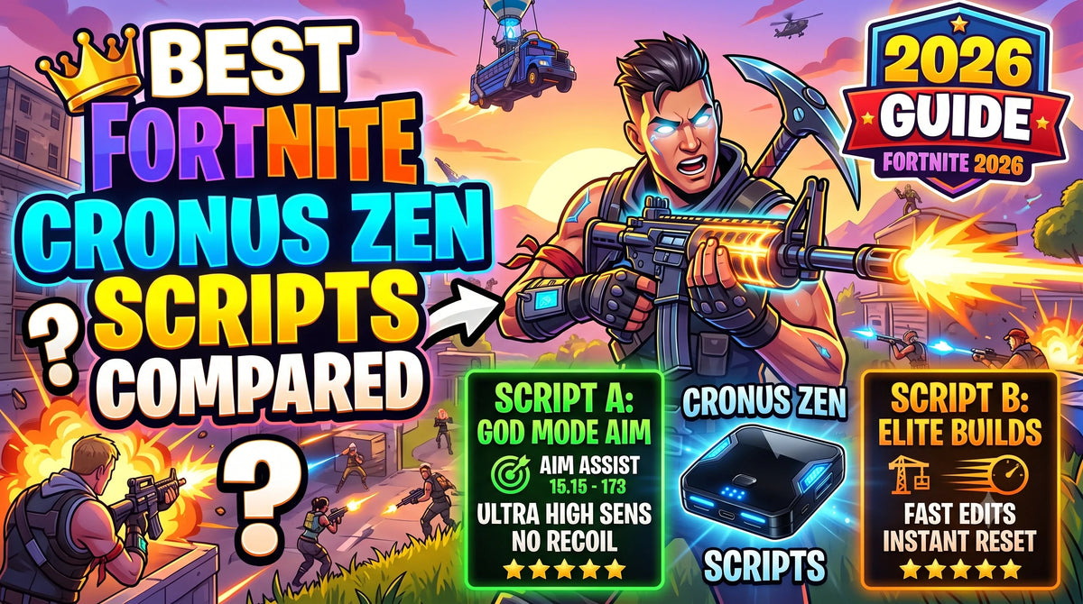 Best Fortnite Cronus Zen Scripts Compared (2026 Guide)