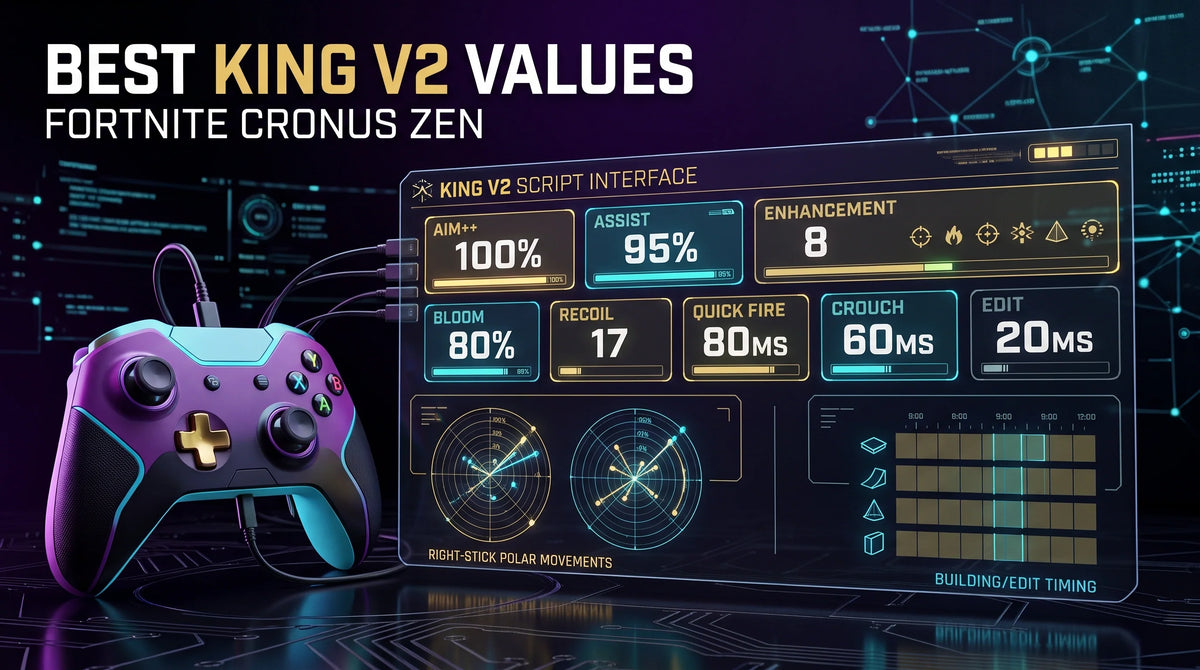 Best King V2 Values for Fortnite Cronus Zen