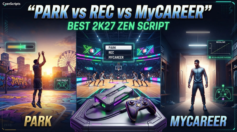 Best NBA 2K27 Cronus Zen Script for Park vs Rec vs MyCAREER