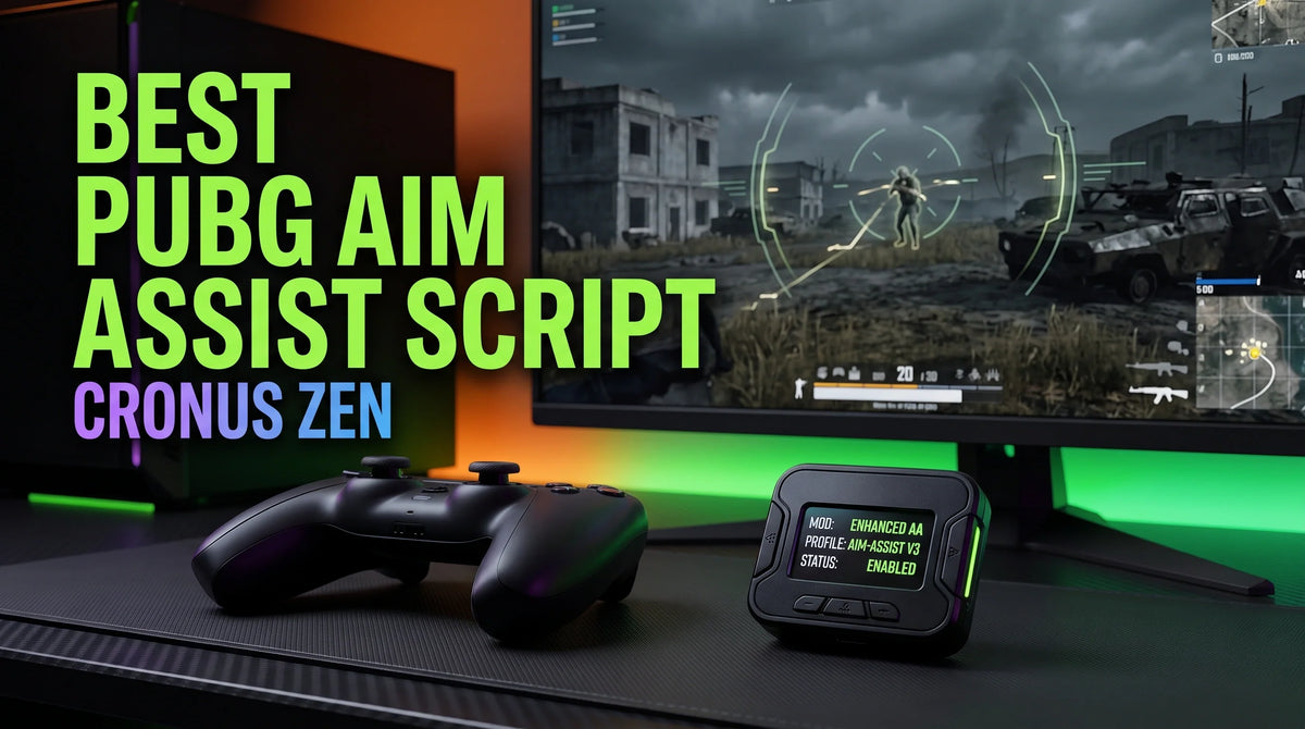 Best PUBG Cronus Zen Script for Aim Assist