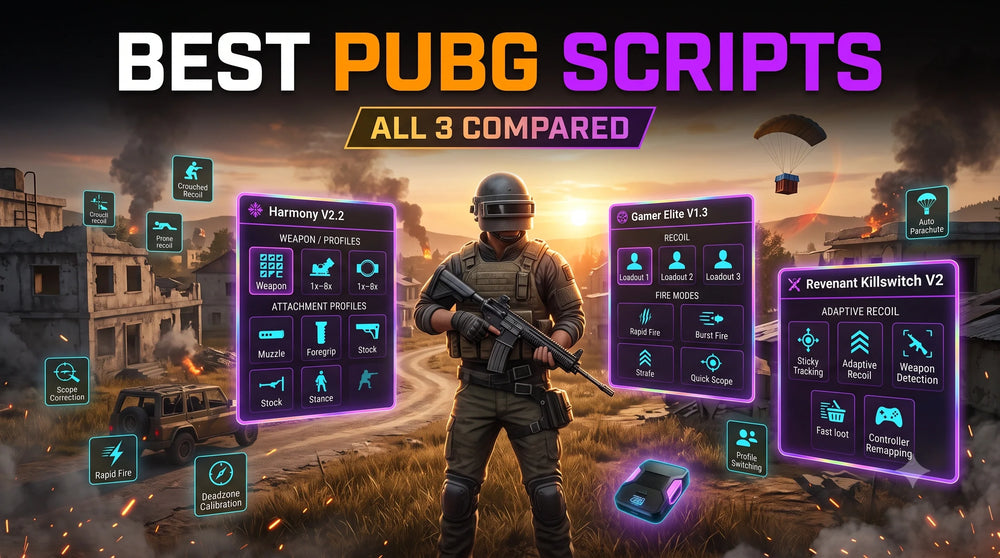 Best PUBG Cronus Zen Scripts Compared (2026)