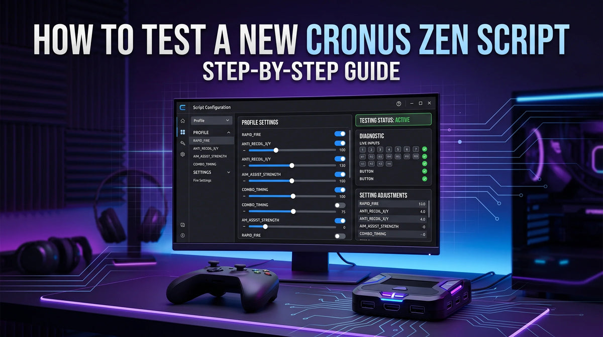 Best Way to Test a New Cronus Zen Script: Step-by-Step Guide