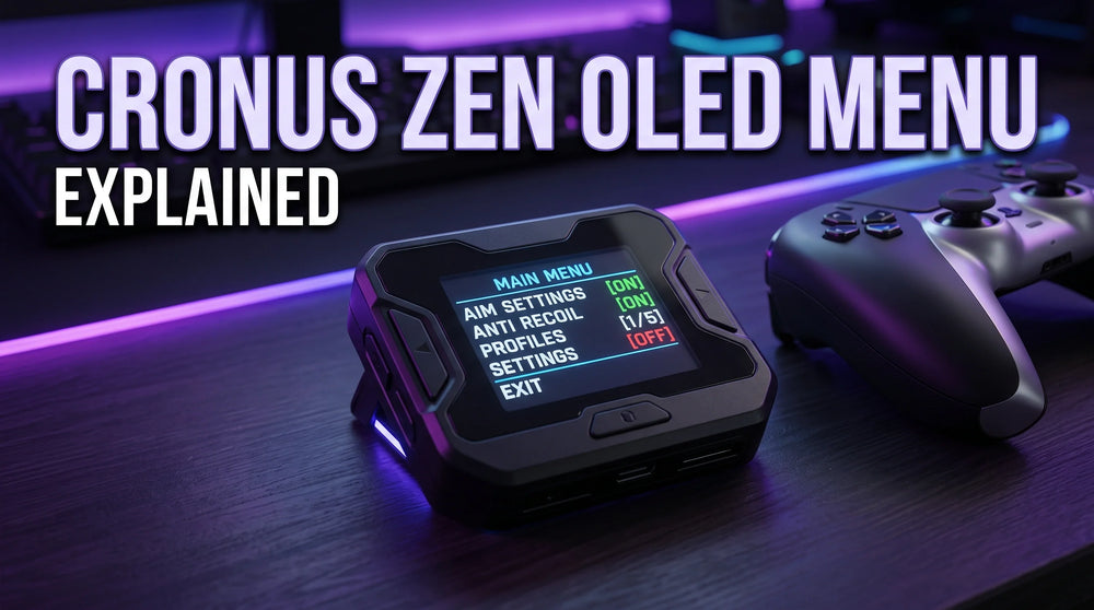 Cronus Zen OLED Menu Explained: How Script Menus Work