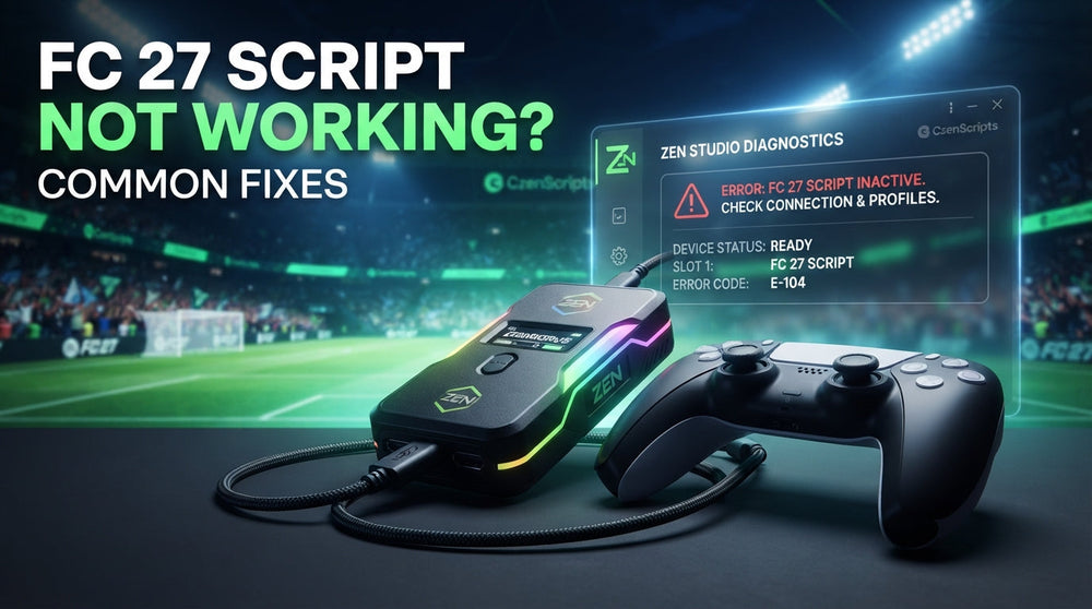 EA FC 27 Cronus Zen Script Not Working? Common Problems and Fixes