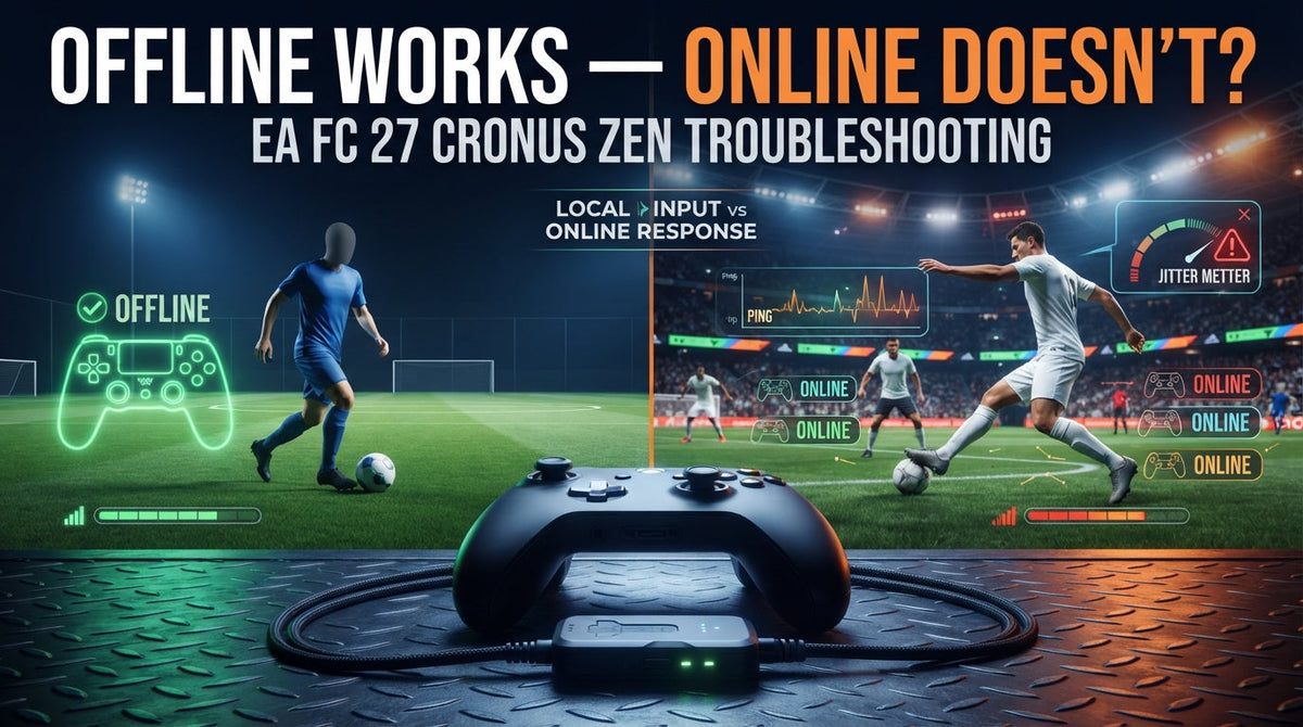 EA FC 27 Cronus Zen Script Works Offline but Not Online? What to Check