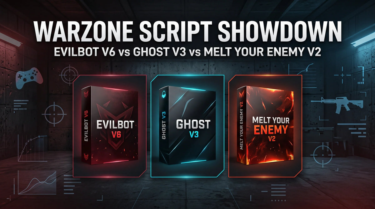 EvilBot V6 vs Ghost V3 vs Melt Your Enemy V2: Warzone Cronus Zen Scripts Compared