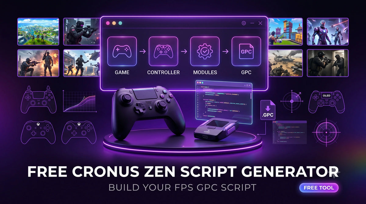 Free Cronus Zen Script Generator for FPS Games: Build Your Own GPC Script