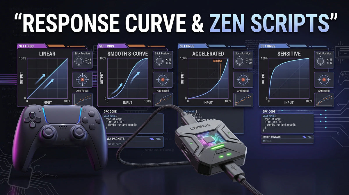 How Response Curve Settings Affect Cronus Zen Scripts