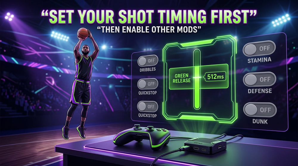 How to Set a Stable NBA 2K27 Shot Timing Before Enabling Other Script Mods
