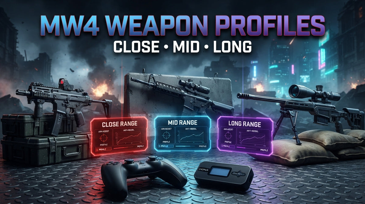 MW4 Cronus Zen Script Profiles for Close-, Mid-, and Long-Range Weapons