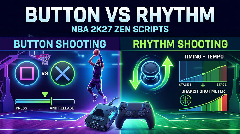 NBA 2K27 Button Shooting vs Rhythm Shooting Cronus Zen Scripts Explained