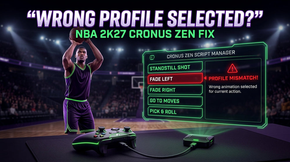 NBA 2K27 Cronus Zen Script Selects the Wrong Profile: Causes and Fixes