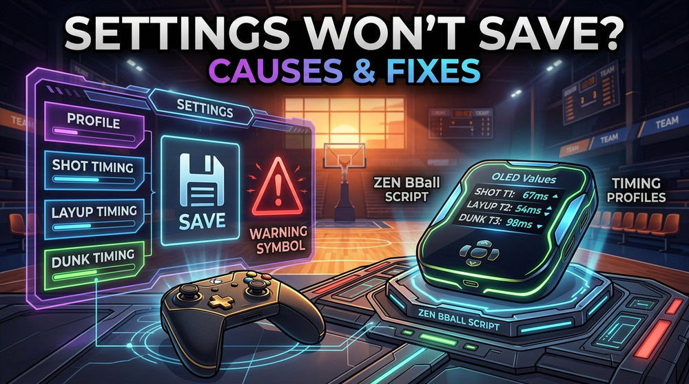 NBA 2K27 Cronus Zen Script Settings Won’t Save: Causes and Fixes