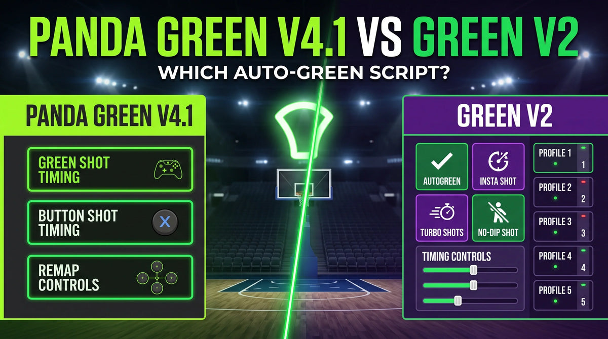 Panda Green V4.1 vs Green V2: NBA 2K27 Auto-Green Scripts Compared