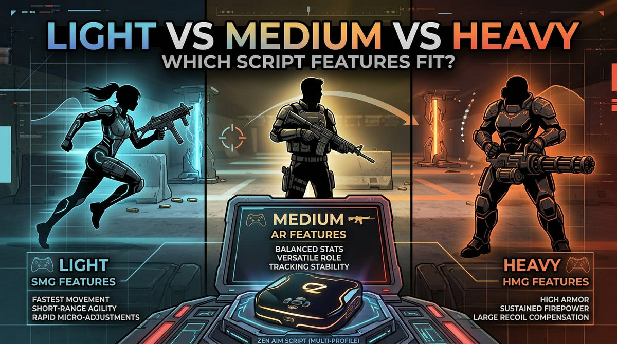 THE FINALS Cronus Zen Scripts for Light vs Medium vs Heavy Builds