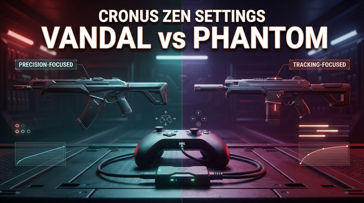 Valorant Cronus Zen Script Settings for Vandal vs Phantom