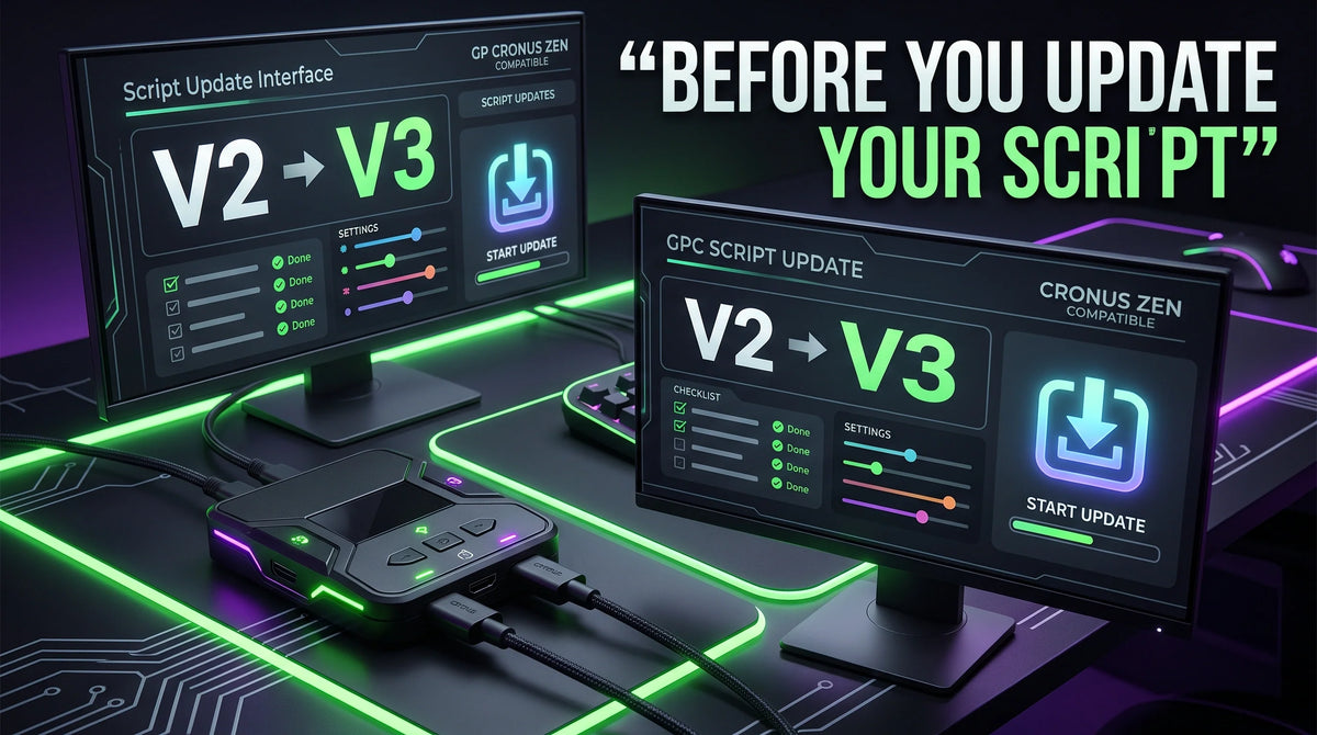 What to Check Before Updating to a New Version of a Cronus Zen Script