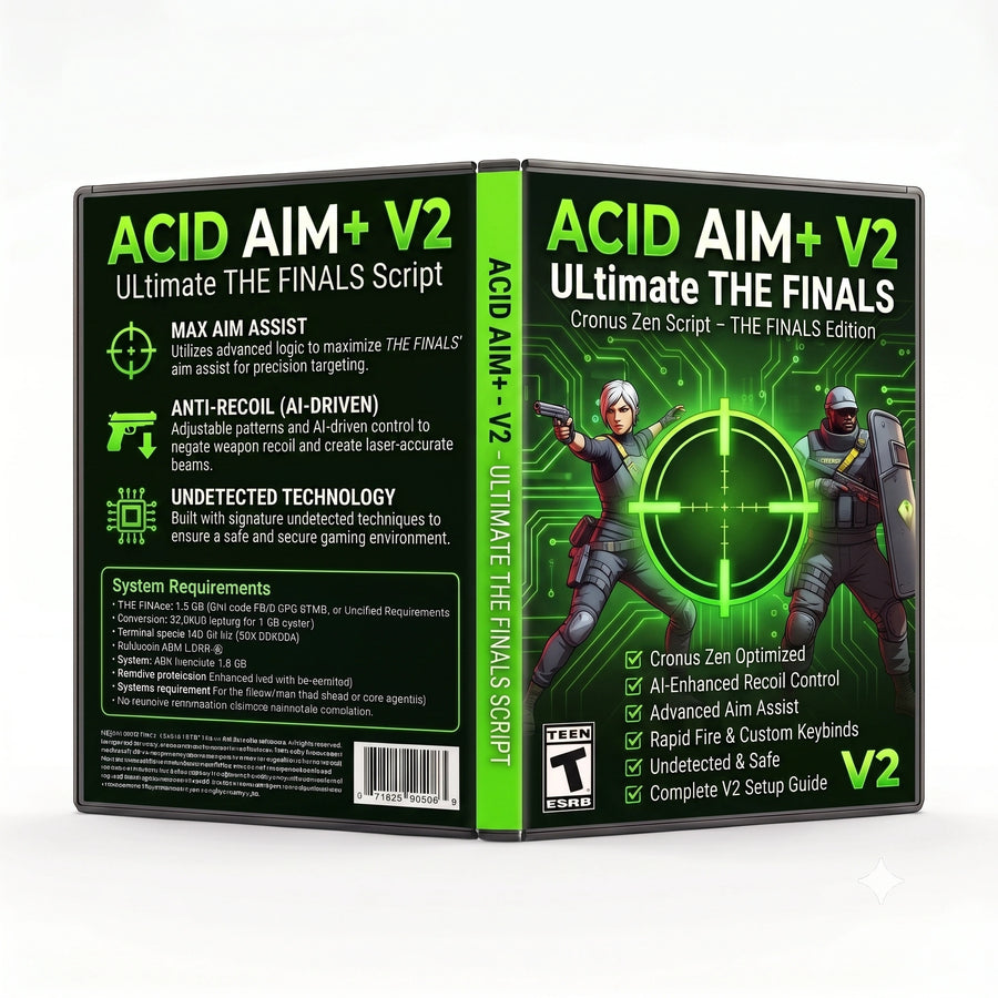 Acid Aim+ V2 – Ultimate THE FINALS Cronus Zen Script