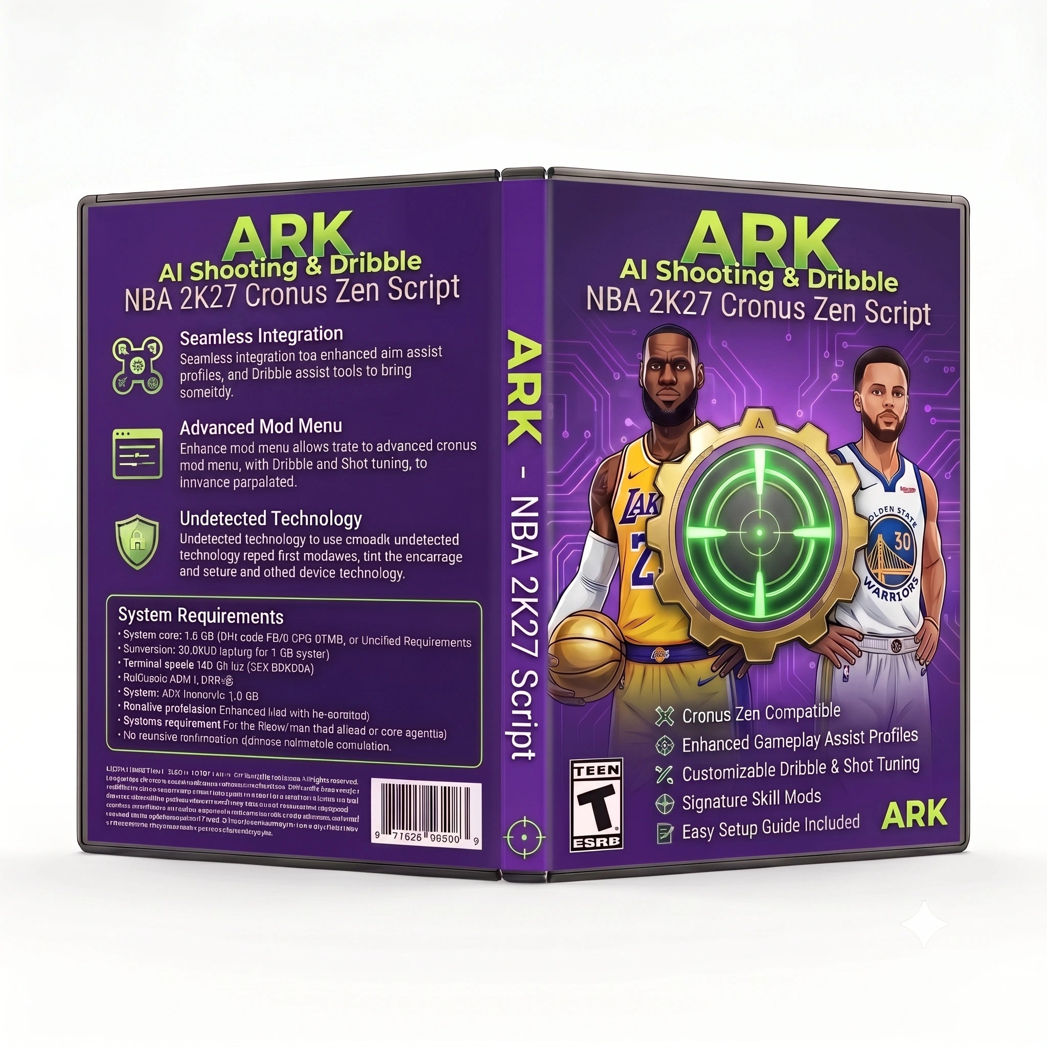 ARK NBA 2K27 Cronus Zen script digital product artwork