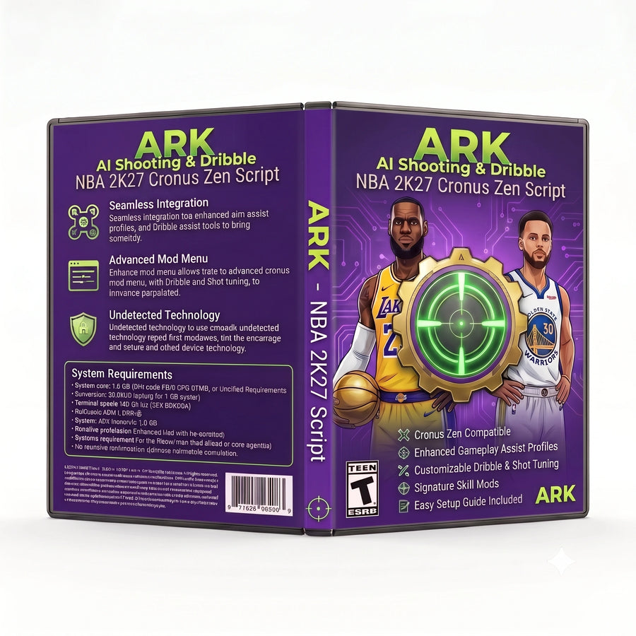 ARK – AI Shooting & Dribble NBA 2K27 Cronus Zen Script