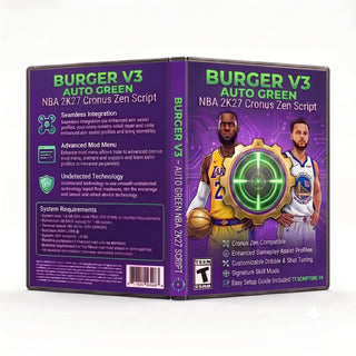 Burger V3 NBA 2K27 Cronus Zen script product artwork