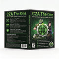 Digital software box art for CZA Private Premium Apex Legends Cronus Zen Script, shown as a 3D front, spine, and back mockup on a light gray background.