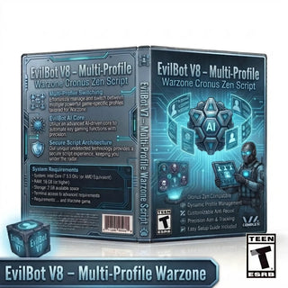 EvilBot V8 Warzone Cronus Zen Script with aim assist, anti-recoil and multi-profile weapon settings