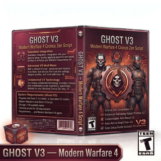 Ghost V3 Modern Warfare 4 Cronus Zen script product artwork by CzenScripts