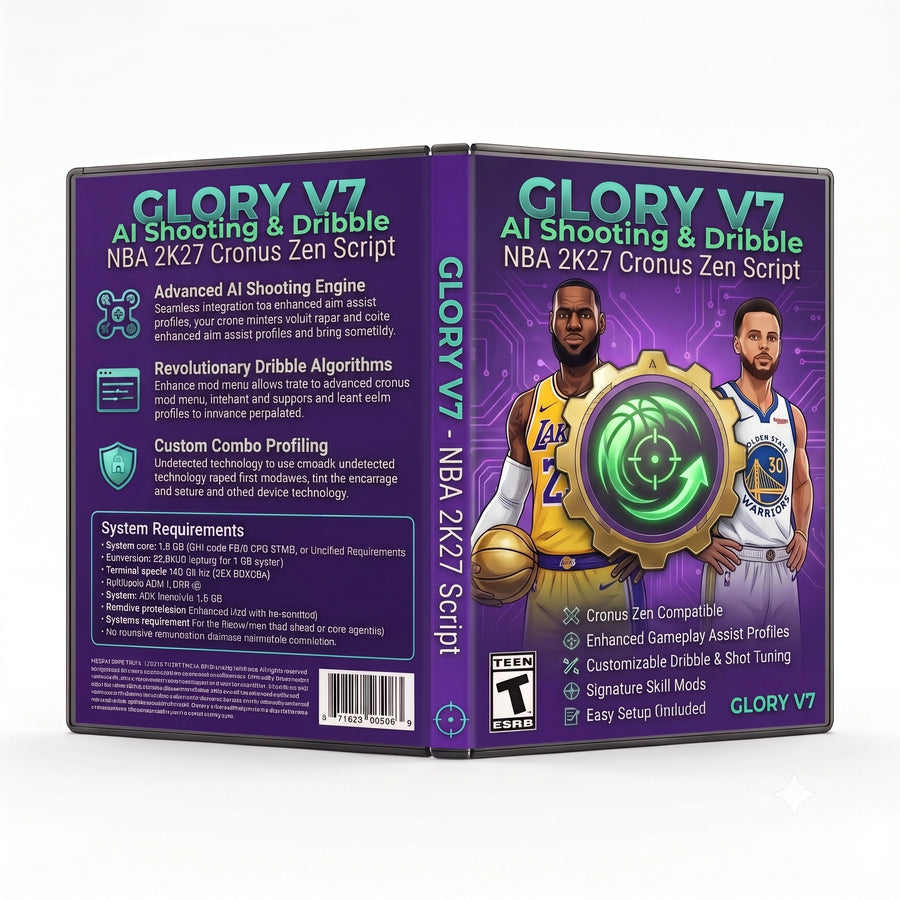 Glory V7 – AI Shooting & Dribble NBA 2K27 Cronus Zen Script