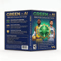 A software product box mockup for 'Green AI Auto-Green NBA2K26 Cronus Zen Script V4' shown from the front and back against a white background.