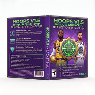 Hoops V1.5 NBA 2K27 Cronus Zen script digital product artwork