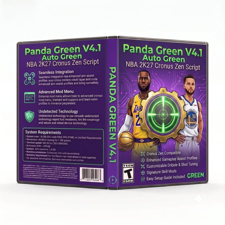 Panda Green V4.1 – Auto Green NBA 2K27 Cronus Zen Script