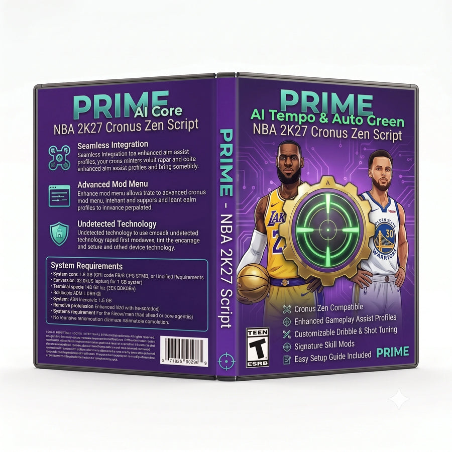 Prime – AI Tempo & Auto Green NBA 2K27 Cronus Zen Script