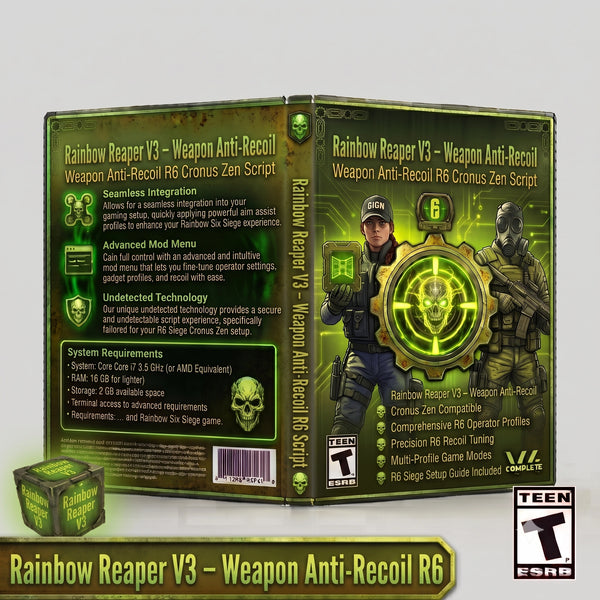 Rainbow Reaper V3 – Weapon Anti-Recoil R6 Cronus Zen Script