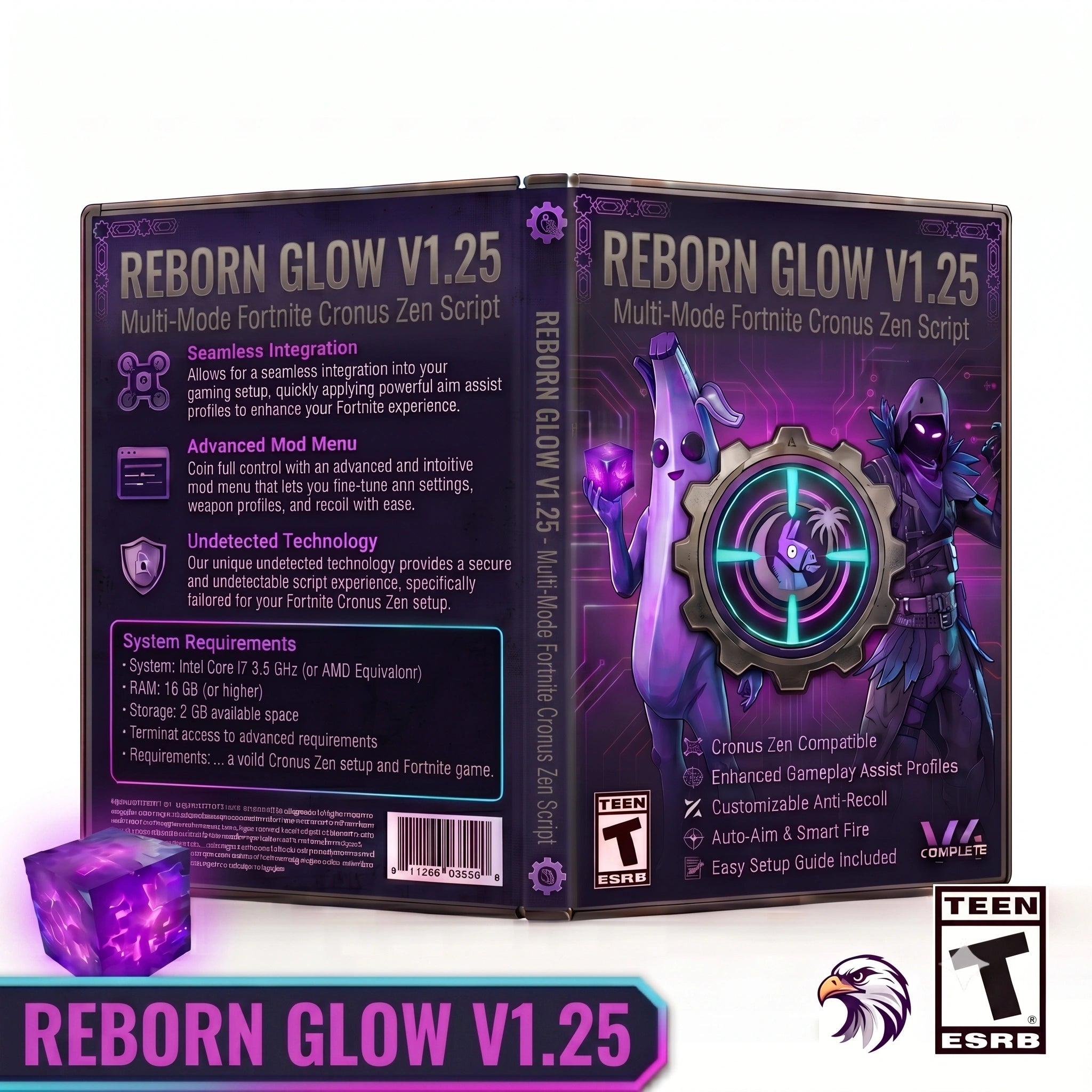 Reborn Glow V1.25 – Multi-Mode Fortnite Cronus Zen Script