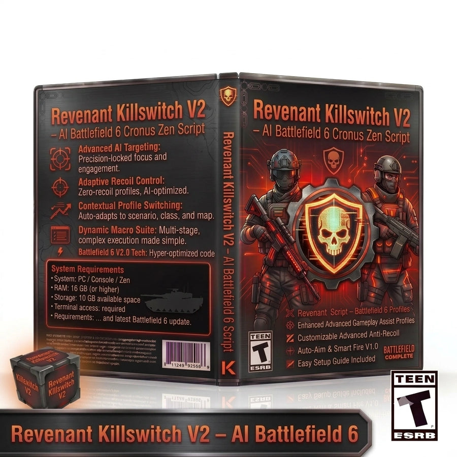 Revenant Killswitch V2 Battlefield 6 Cronus Zen script with aim assist, movement and firing mods