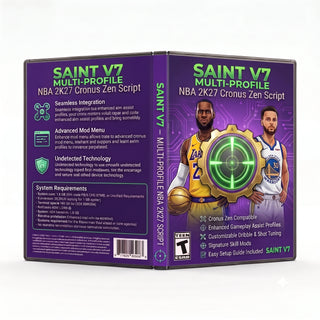 Saint V7 NBA 2K27 Cronus Zen script digital product artwork